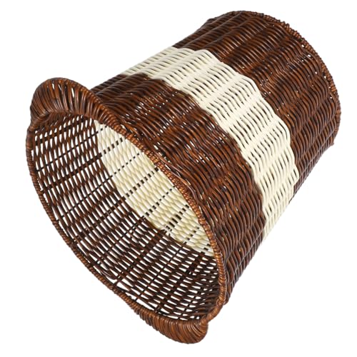 Mobestech Woven Waste Basket Imitation Rattan Office Trash Can Spacious Breathable Waste Paper Bin For Reception Desks Meeting Rooms Mobestech Woven Waste Basket Imitation Rattan Office Trash Can Spacious Breathable Waste Paper Bin For Reception Desks Meeting Rooms von Mobestech