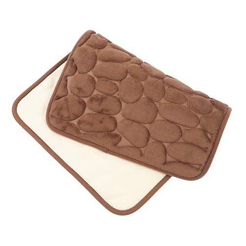 Mobestech rutschfeste Waschbare Bodenmatte Dicke Eingangsmatte mit Weichem Gefühl Vielseitig Nutzbar als Badezimmerteppich Küchenmatte und Flurvorleger Braun Mobestech rutschfeste Waschbare Bodenmatte Dicke Eingangsmatte mit Weichem Gefühl Vielseitig Nutzbar als Badezimmerteppich Küchenmatte und Flurvorleger Braun von Mobestech