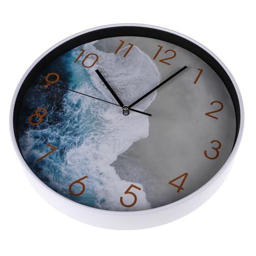 Mobestech wasserdichte Wanduhr Batteriebetrieben Leise und für Schlafzimmer Büro und Garten Kreatives Design aus Robustem Kunststoff ohne Störendes Ticken für und Außenbereiche Mobestech wasserdichte Wanduhr Batteriebetrieben Leise und für Schlafzimmer Büro und Garten Kreatives Design aus Robustem Kunststoff ohne Störendes Ticken für und Außenbereiche von Mobestech
