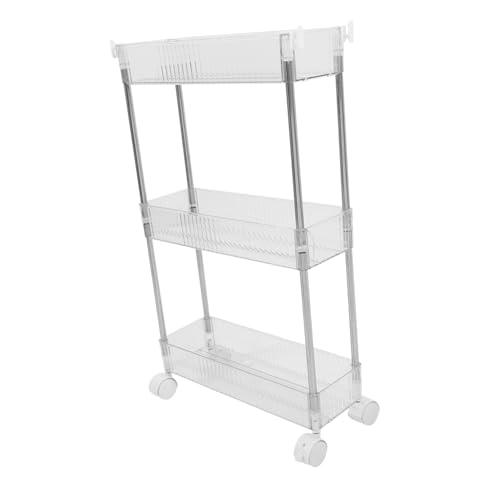Mobestech Rollbarer Badezimmer Organizerwagen aus Robustem Material 3-Stufiger Aufbewahrungstrolley für Küche Bad und Büro Vielseitiger Lagerwagen mit Rädern Mobestech Rollbarer Badezimmer Organizerwagen aus Robustem Material 3-Stufiger Aufbewahrungstrolley für Küche Bad und Büro Vielseitiger Lagerwagen mit Rädern von Mobestech