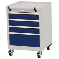 Bedrunka+Hirth Rollcontainer mit Schubladentragkraft 50 kg und Vollauszug, HxBxT 805 x 530 x 500 mm, kobaltblau Bedrunka+Hirth Rollcontainer mit Schubladentragkraft 50 kg und Vollauszug, HxBxT 805 x 530 x 500 mm, kobaltblau von Bedrunka+Hirth