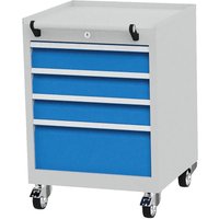 Bedrunka+Hirth Rollcontainer mit Schubladentragkraft 50 kg und Vollauszug, HxBxT 805 x 530 x 500 mm, lichtblau Bedrunka+Hirth Rollcontainer mit Schubladentragkraft 50 kg und Vollauszug, HxBxT 805 x 530 x 500 mm, lichtblau von Bedrunka+Hirth