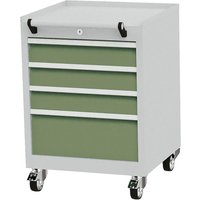 Bedrunka+Hirth Rollcontainer mit Schubladentragkraft 50 kg und Vollauszug, HxBxT 805 x 530 x 500 mm, resedagrün Bedrunka+Hirth Rollcontainer mit Schubladentragkraft 50 kg und Vollauszug, HxBxT 805 x 530 x 500 mm, resedagrün von Bedrunka+Hirth