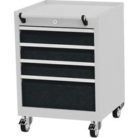 Bedrunka+Hirth Rollcontainer mit Schubladentragkraft 50 kg und Vollauszug, HxBxT 805 x 530 x 500 mm, tiefschwarz Bedrunka+Hirth Rollcontainer mit Schubladentragkraft 50 kg und Vollauszug, HxBxT 805 x 530 x 500 mm, tiefschwarz von Bedrunka+Hirth