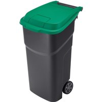 rothopro Abfalltonne ATLAS, 100 l, Deckel grün von rothopro