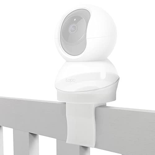 Babyphone Halterung Halter Bett passend für TP-Link Tapo C200 C210 Überwachungskamera Innenbereich Weiß von Mobilefox