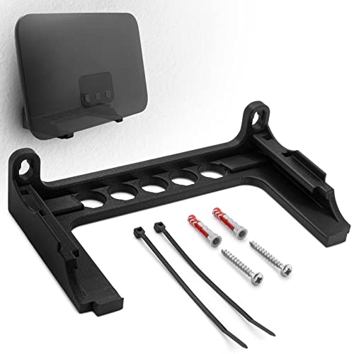 MOBILEFOX Wandhalterung passend für Telekom Speedport Smart 4 | 4 Plus Router Wandhalter WLAN Halterung Halter mit Kabelmanagment, dual band MOBILEFOX Wandhalterung passend für Telekom Speedport Smart 4 | 4 Plus Router Wandhalter WLAN Halterung Halter mit Kabelmanagment, dual band von Mobilefox