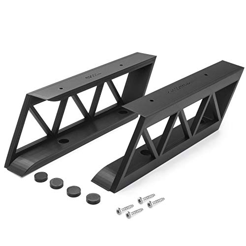 Mobilefox Unter Tisch Halter Regal Halterung Schwarz passend für Sony Playstation 4 PS4 Pro von Mobilefox