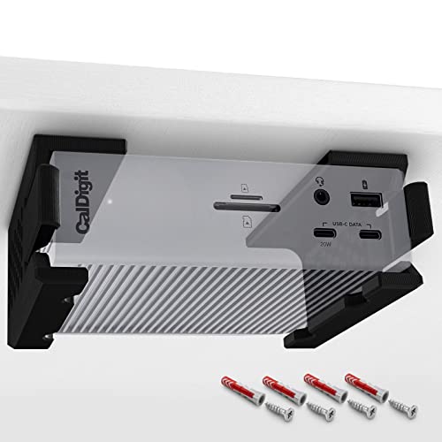 Mobilefox Untertisch Halterung Dockingstation Wand Halter passend für CalDigit TS4 Thunderbolt Dock Mobilefox Untertisch Halterung Dockingstation Wand Halter passend für CalDigit TS4 Thunderbolt Dock von Mobilefox
