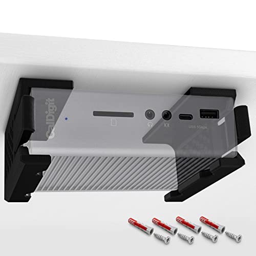 Mobilefox Untertisch Halterung Wandhalterung Halter passend für CalDigit TS3 Plus Thunderbolt Dock Mobilefox Untertisch Halterung Wandhalterung Halter passend für CalDigit TS3 Plus Thunderbolt Dock von Mobilefox