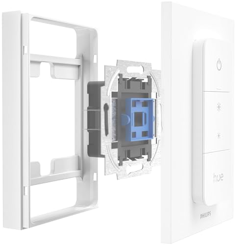 Universal Lichtschalter Abdeckung passend für Philips Hue Dimmer Switch Cover Dimmschalter Adapter V2 von Mobilefox