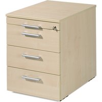 Rollcontainer Lissabon, HxBxT 566 x 600 x 430 mm, 3 Kunststoffschübe, Ahorn Rollcontainer Lissabon, HxBxT 566 x 600 x 430 mm, 3 Kunststoffschübe, Ahorn von Geramöbel