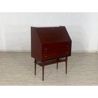 Mid Century Sekretär Schreibtisch Schreibschrank Vintage Secretary von MobiliarBerlin