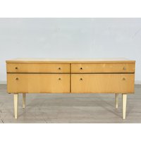 Vintage Hellerau Lowboard Kommode Wohnzimmerschrank Schrank von MobiliarBerlin
