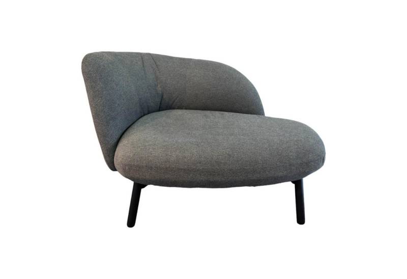 Mobitec Cocktailsessel Longchair Thalia Stoff UNI PB R0228 Verde 407 E10 Grün Grau von Mobitec