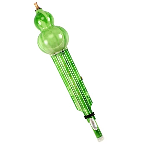 Mobkid Hulusi C Key B Flat Hulusi Instrument Blechblasinstrument Geeignet Für Erwachsene Und Kinder Anfänger Praxis (Color : Brown, Size : Flat) von Mobkid