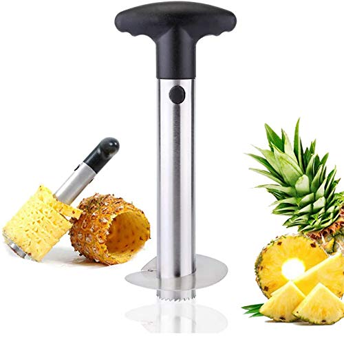 Apfelentkerner Apfelkernausstecher 304 Edelstahl Apple oder Pear Entkerner Entfernermit Core mit scharfer gezackter Klinge Angle Handle Red (Schwarz) von Moboo