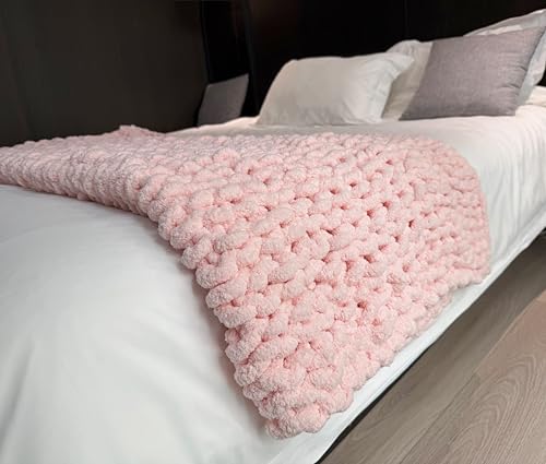 Grobstrick-Decke, Überwurf, 101,6 x 152,4 cm, Chenille-Überwurf, handgefertigt, warme und gemütliche Decke, Couch, Bett, Heimdekoration, weiches, atmungsaktives Fleece, Weihnachten, für Couch, Bett Grobstrick-Decke, Überwurf, 101,6 x 152,4 cm, Chenille-Überwurf, handgefertigt, warme und gemütliche Decke, Couch, Bett, Heimdekoration, weiches, atmungsaktives Fleece, Weihnachten, für Couch, Bett von MocaDng