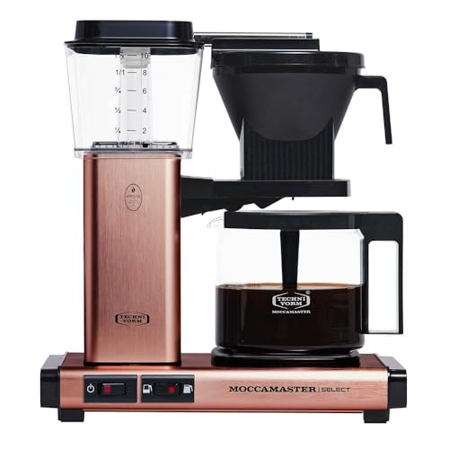 Moccamaster KBG Select, Filterkaffeemaschine, Kaffeeautomat, Copper, 1.25L von Moccamaster