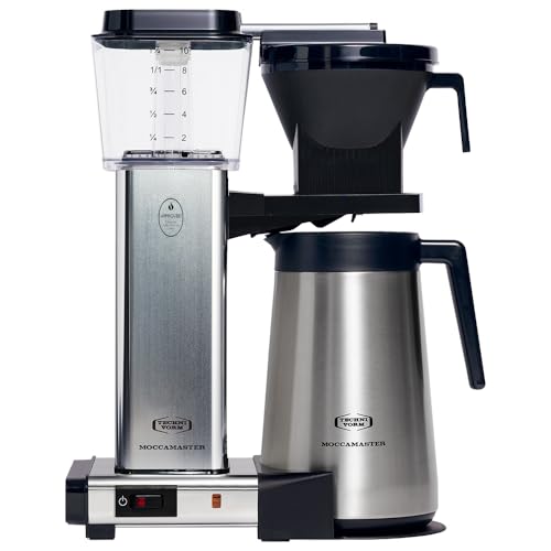 Moccamaster KBGT Thermoskanne,Kaffeemaschine Filter, Filterkaffeemaschine, Thermos, Polished, 1.25L von Moccamaster