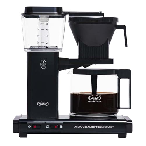 Moccamaster KBG Select, Filtermaschine Kaffee, Kaffeemaschine, Filterkaffee, Schwarz, 1.25L von Moccamaster