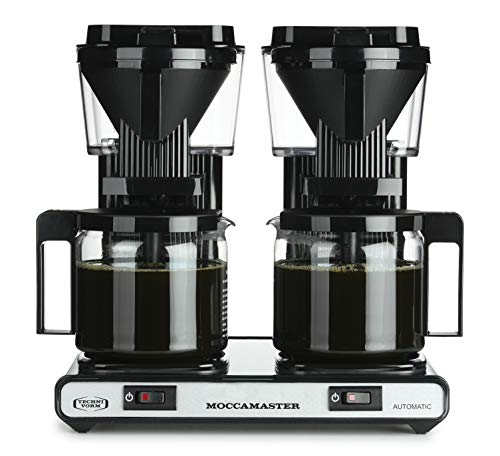 Moccamaster KBG Select, Kaffeemaschine mit Glaskanne, Timer, Filterkaffeemaschine, Black, 1.25L von Moccamaster