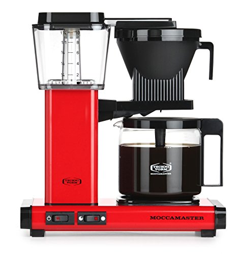 Moccamaster KBG Select, Retro Kaffeemaschine, Kaffeeautomat, Red, 1.25 Liter von Moccamaster
