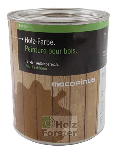 Mocopinus Lignucolor Holzfarbe F-0007 Reinweiß, 0,75 Liter von MocoPinus