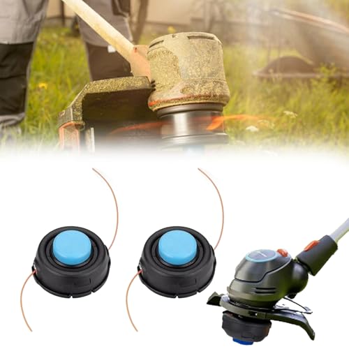 2 Stück Trimmerkopf T45X für Husqvarna Tap Advance Trimmerkopf T45X Trimmerkopf für Husqvarna Motorsense Ersatz Trimmer Mähkopf Rasenmäher Zubehör Gartengeräte T45 T45X von Mocoli