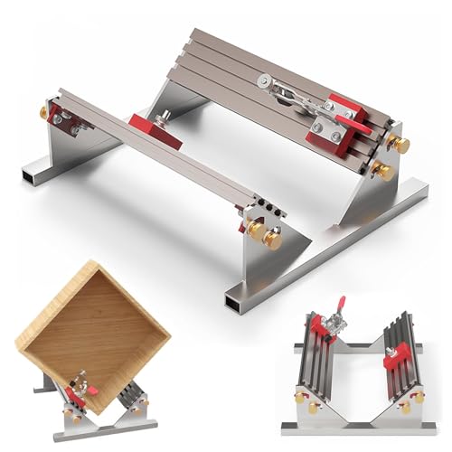 90 Grad Winkelspanner, Winkelklemme Schublade Eckspanner Hochfeste Aluminiumlegierung Holz Ecke Klemme Verstellbare Rechtwinklige Klemme Winkelklemmen für Möbel Schublade Kabinett Holzarbeiten von Mocoli