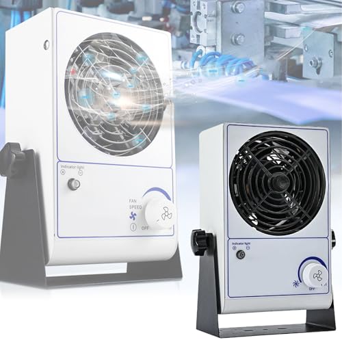 Anti-static Equipment, Lonisierendes Luftgebläse ESD Antistatisches Luftgebläse Statischer Eliminator Eingebaute Lonennadel ±10V Lonengleichgewicht 45-110CFM Luftvolumen Tisch/Hänge Dual-Use Anti-static Equipment, Lonisierendes Luftgebläse ESD Antistatisches Luftgebläse Statischer Eliminator Eingebaute Lonennadel ±10V Lonengleichgewicht 45-110CFM Luftvolumen Tisch/Hänge Dual-Use von Mocoli