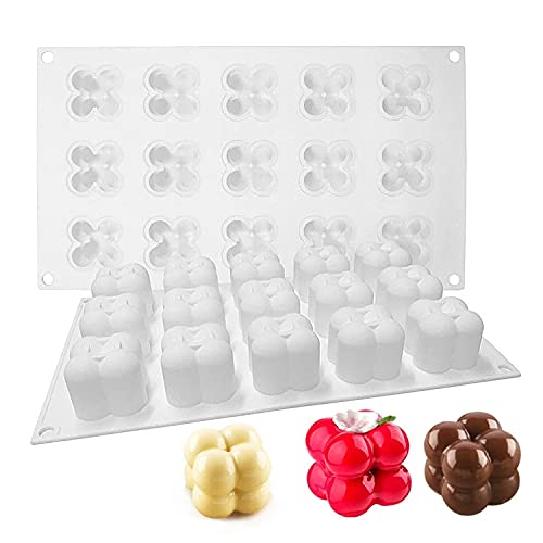 Kerzenform Bubble Kerzen, 15 in 1 3D DIY Silikonform Kerzen Gießen Formen Heimdekorationen Bastel Silikon Kerzen Silikonform Bubble Candle Form für DIY Mousse Schokolade Kerze Harz Kuchen Handgemachte Kerzenform Bubble Kerzen, 15 in 1 3D DIY Silikonform Kerzen Gießen Formen Heimdekorationen Bastel Silikon Kerzen Silikonform Bubble Candle Form für DIY Mousse Schokolade Kerze Harz Kuchen Handgemachte von Mocoli