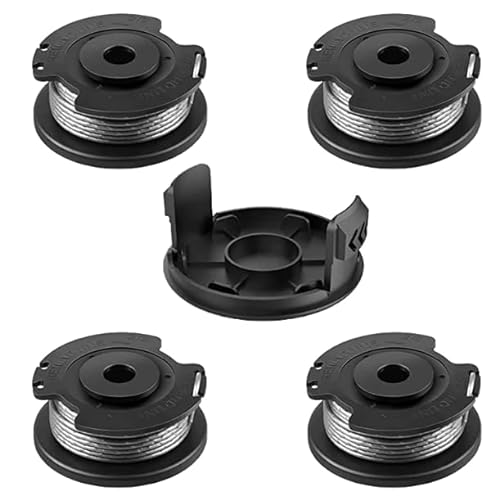 Fadenspule für BOSCH F016800569/F16800385 EasyGrassCut 18-230/18-260/18-26/18/23/26/, für Bosch Art 23SL/26SL Rasentrimmer (Ø1.65mm, Länge 4.9m, 4+1 Ersaztfadenspule) von Mocoli