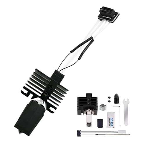 Hotend für Bambu Lab P1P P1S Hochtemperatur Extruder Hotend für Bambu Lab P1P P1S 3D Drucker Mit Silikon Socke Und 0,4mm GehäRtetem Stahl Düse von Mocoli