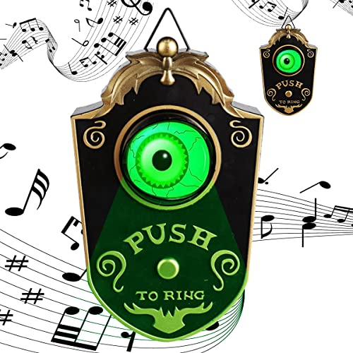 Augapfel Türklingel,Gruselige Türklingel Halloween Türklingel,Animierter Augapfel mit Spooky Sounds,Halloween Party Requisite Augapfel Türklingel,Gruselige Türklingel Halloween Türklingel,Animierter Augapfel mit Spooky Sounds,Halloween Party Requisite von Mocoli