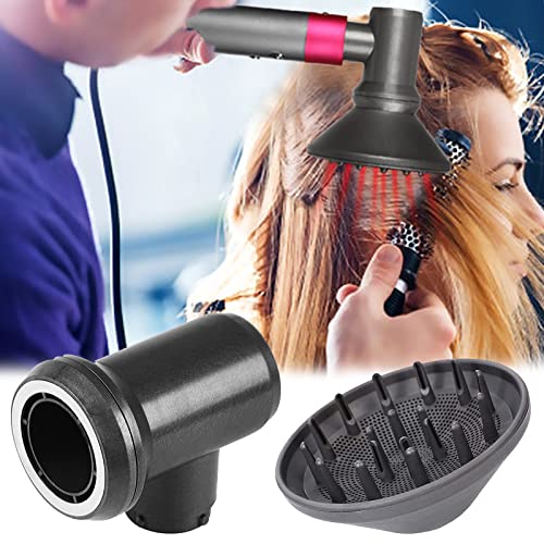 Mocoli Diffusor und Adapter für Dyson Airwrap Styler für Airwrap Styler in eine Haartrockner-Kombination Haartrockner Zubehör Adapter für Dyson (1 Diffusor 1 Adapter) von Mocoli