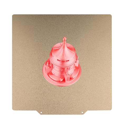 PEI Bauplatte, 310 X 310 mm PEI Druckplatte 3D Drucker Flexibles PEI Blatt Magnetische Bauplatte für PLA ABS PETG TPU PC PA Doppelseitiger Druck von Mocoli