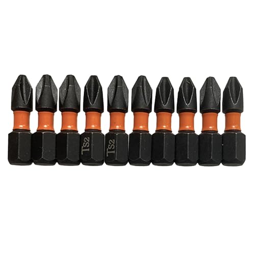 10pcs Schraubendreher Bit Set Antislip Hohe Härte Auswirkungen Widerstand Bitbohranhangsschraubendreher Bit Werkzeugschraubendreher Set Set von Mocoocouture