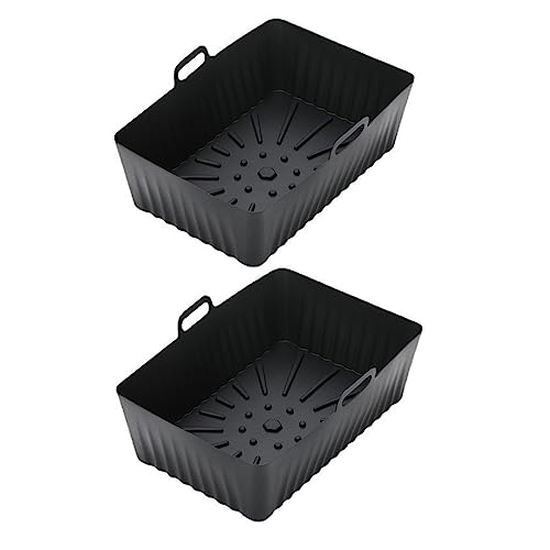 2x Silikonform Für Heißluft Fritteuszubehör Luft Fritteuse Silikonform Silikon Backform Einsatz Für Heißluft Fritteuse von Mocoocouture