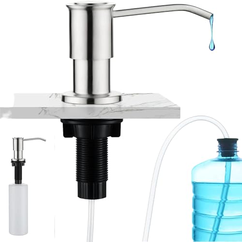 Einfache Installationsseife Spender In Styles Arbeitsplattenpumpen Kopfspender Für Küchenspüle Abnehmbare Pumpen Kopfstahlseifenspender von Mocoocouture