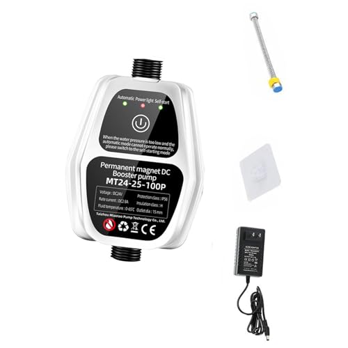 Kompakte Automatische Wasserverstärkerpumpe 24 V Easy Installieren Sie Haushaltswasser Zur Verbesserung Des Duschdrucks Und Der Flusspumpe von Mocoocouture