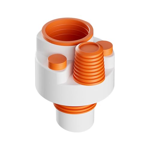 Küchenrohr Abflussrohrstecker Waschmaschine Bodenabfluss Adapter Abwasserkanal Rohr Rohr Gelenk Ellbogenrohranschluss von Mocoocouture