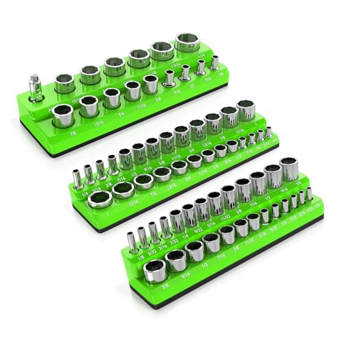 Metrik Sockelhalter Der Magnetischen Sockelablettung Für Eine Effiziente Werkzeugorganisation Für Professionelle Nutzungsständerhalter Metrik Tablett von Mocoocouture
