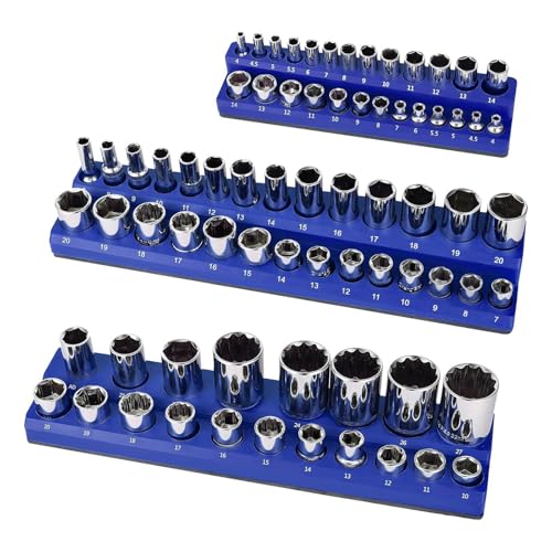 Metrik Sockelhalter Der Magnetischen Sockelablettung Für Eine Effiziente Werkzeugorganisation Für Professionelle Nutzungsständerhalter Metrik Tablett von Mocoocouture