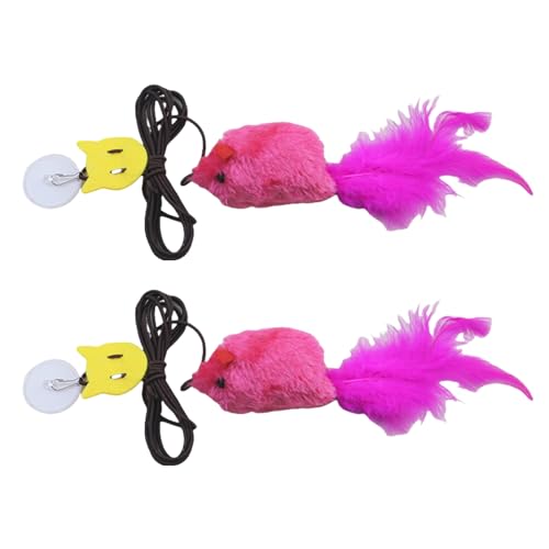 Mocoocouture 2pieces Katzen Spielen Mäuse Spielzeug Selbstvergnügen Tür Hängende Katzen Plüsch Maus Quietschende Tierwechselwirkung Teaser Spielzeug Interaktion Mocoocouture 2pieces Katzen Spielen Mäuse Spielzeug Selbstvergnügen Tür Hängende Katzen Plüsch Maus Quietschende Tierwechselwirkung Teaser Spielzeug Interaktion von Mocoocouture