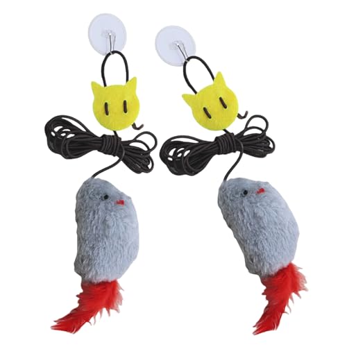 Mocoocouture 2pieces Katzen Spielen Mäuse Spielzeug Selbstvergnügen Tür Hängende Katzen Plüsch Maus Quietschende Tierwechselwirkung Teaser Spielzeug Interaktion Mocoocouture 2pieces Katzen Spielen Mäuse Spielzeug Selbstvergnügen Tür Hängende Katzen Plüsch Maus Quietschende Tierwechselwirkung Teaser Spielzeug Interaktion von Mocoocouture