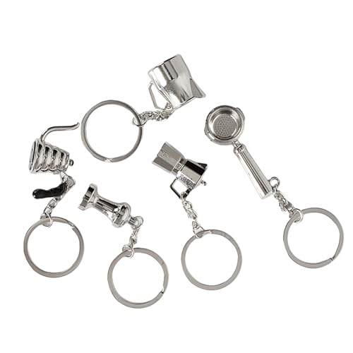 Mocoocouture 5 Pack Coffee Lover Präsentieren Metal Portafilter Keyring Kaffeemaschine Schlüssel Schmuckmetall Textur Für Espresso Enthusiasten Mocoocouture 5 Pack Coffee Lover Präsentieren Metal Portafilter Keyring Kaffeemaschine Schlüssel Schmuckmetall Textur Für Espresso Enthusiasten von Mocoocouture