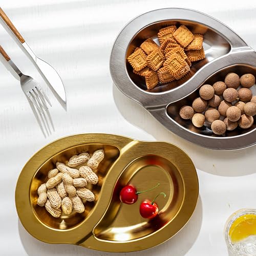 Mocoocouture Edelstahl Geteilte Dip Sauce Schale Kaltes Geschirrteller Speiseplatte Vorspeise Teller Geeignet Für Kalte Gerichte Sushis Dip Geschirr Geeignet Mocoocouture Edelstahl Geteilte Dip Sauce Schale Kaltes Geschirrteller Speiseplatte Vorspeise Teller Geeignet Für Kalte Gerichte Sushis Dip Geschirr Geeignet von Mocoocouture