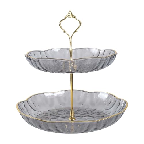 Mocoocouture Fashion Multilayer Display Stand Cakes Snacks Und Früchte Inhaber Perfekt Für Häusliche Unterhaltung Und Einzelhandel Showcasing Party Servierplatte von Mocoocouture