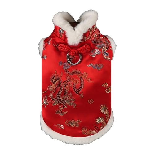 Mocoocouture Haustier Verdickte Umhang Chinesische Neujahrs Hundekleidung Winterwärme Kostüm Für Neujahrsfeier Pet Fashion Zum Feiern Mocoocouture Haustier Verdickte Umhang Chinesische Neujahrs Hundekleidung Winterwärme Kostüm Für Neujahrsfeier Pet Fashion Zum Feiern von Mocoocouture